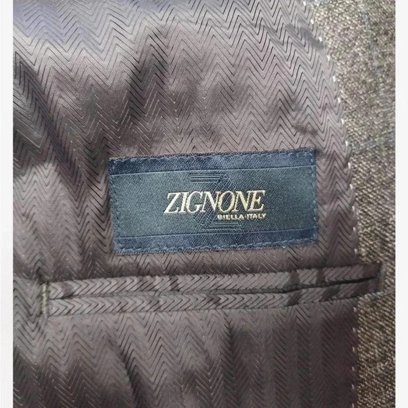 Joseph  Aboud 100% Wool Slim Fit Grey Blazer Jacket Size 42R - Picture 15 of 15